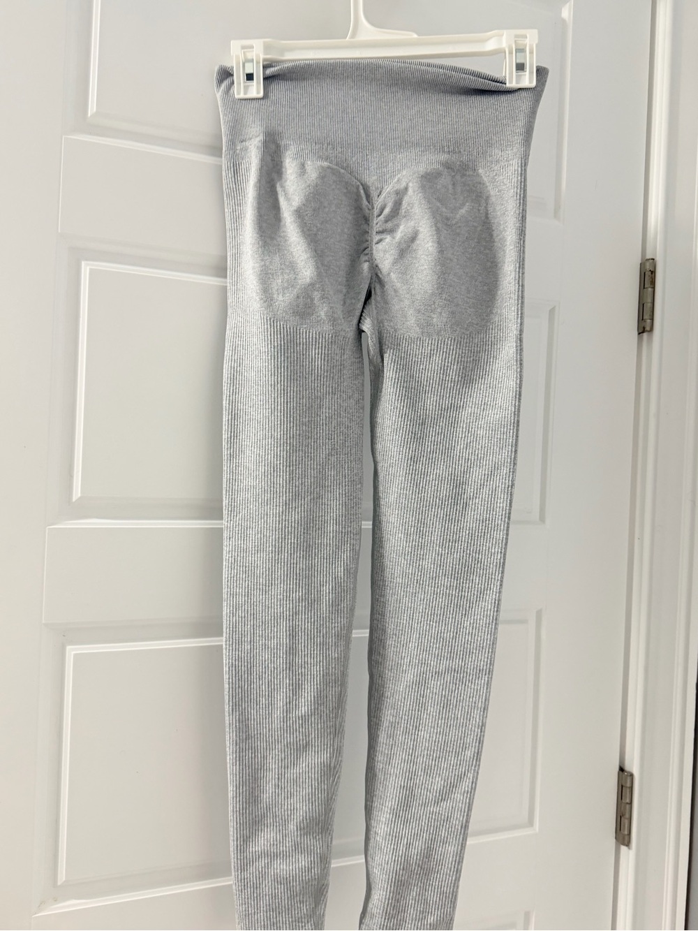 Forever 21 Light Gray Ribbed Zip-Front Jacket Set - Picture 6 of 8